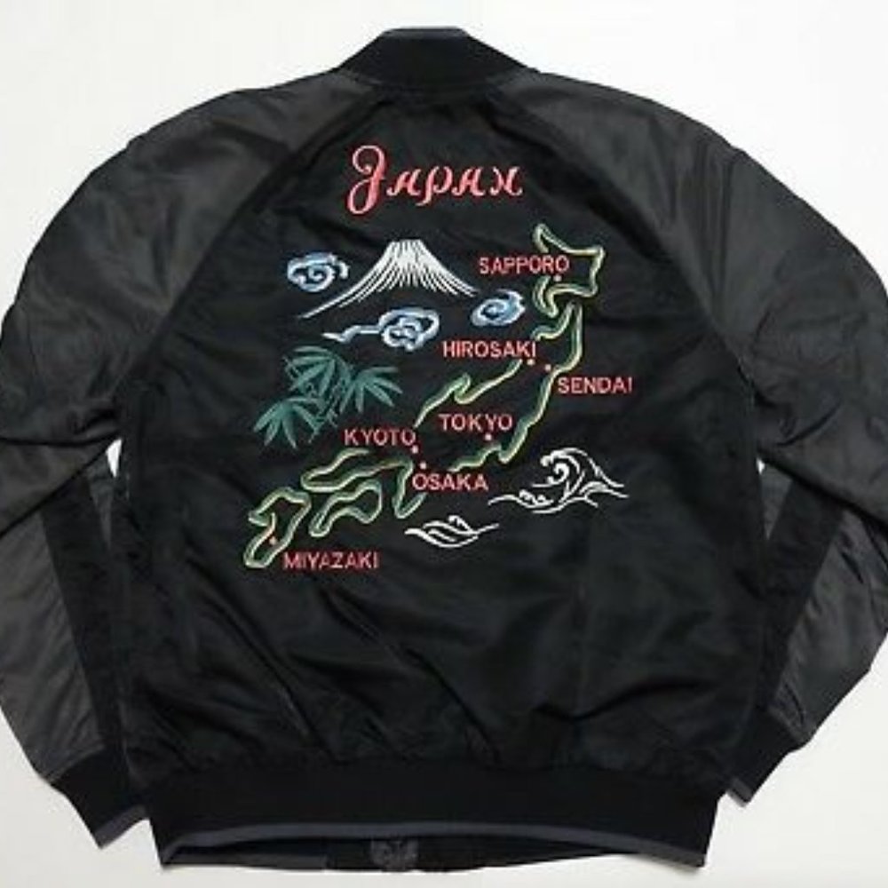 Gap Mens Japan Souvenir Bomber Jacket SIZE XXL